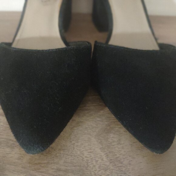 STEVE MADDEN Dainna Suede Ankle Strap Block Heel Size 8.5 - Picture 5 of 7